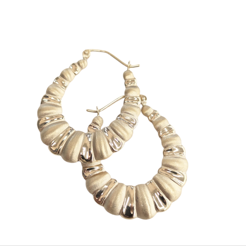 14kt Real Gold Shrimp Earring For Women